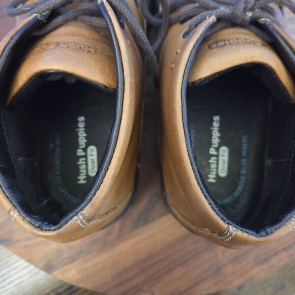 Hush Puppies Vice Victory Chukka Caramel Brown Leather Boot Men's 12M - Picture 9 of 12